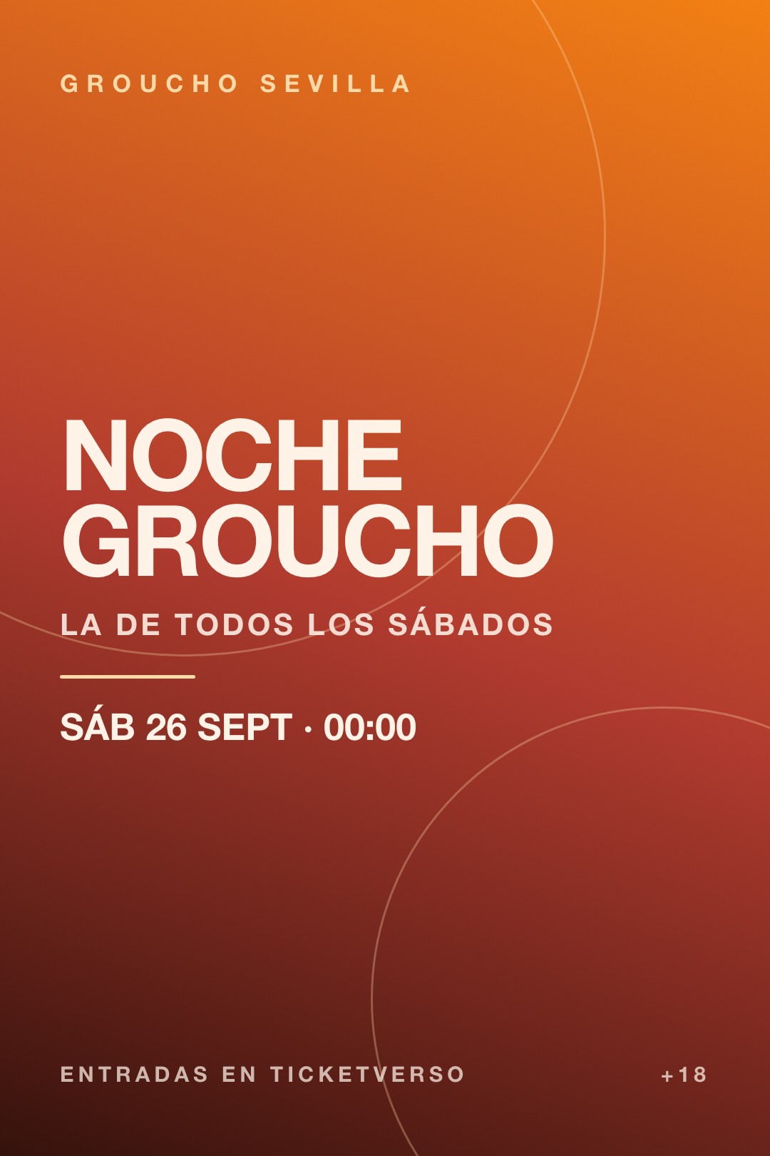 Cartel de Noche Groucho